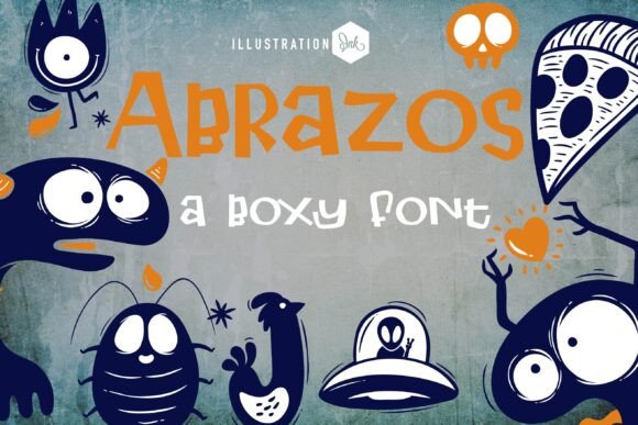 Abrazos: A Whimsical Sans Serif Font for Engaging Visuals