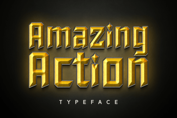 Amazing Action: A Versatile Font for Modern Campaigns