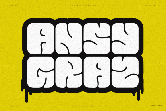 Ansygraz: A Bold Graffiti-Style Font for Digital Design