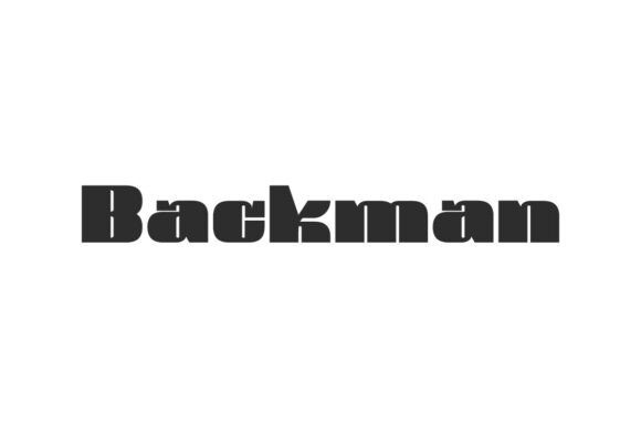 Backman: The Bold Slab Serif for Modern Web Design
