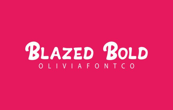 Blazed Bold: A Handwritten Font for Creative Makers