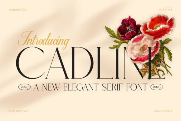 Cadline: A Clean and Bold Serif Font for Crafters
