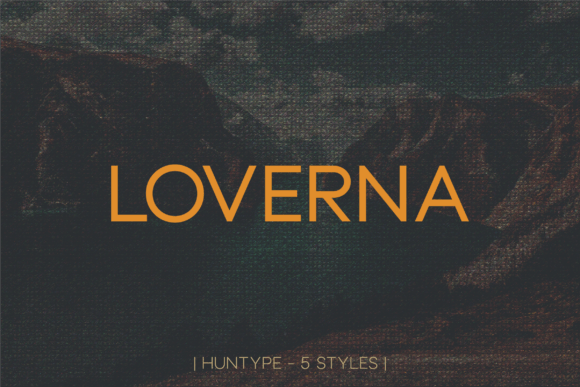 Discover Loverna: A Modern Sans Serif Font for Editorial Design