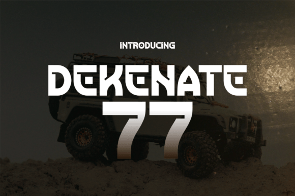 Elevate Your Web Design with Dekenate 77 Font