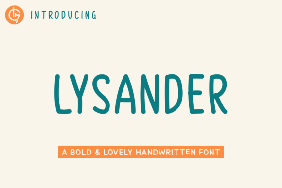 Enhance Your Brand with Lysander: A Bold Handwritten Font