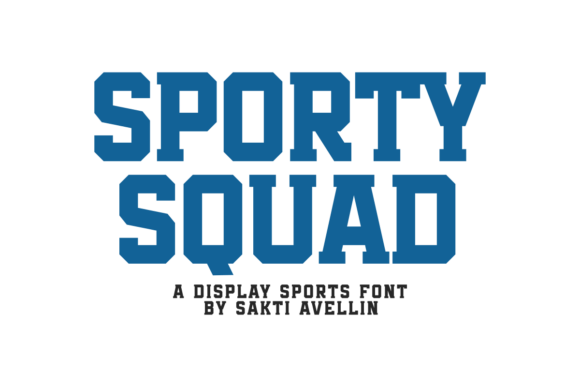 Enhance Your Craft with Sporty Squad Font