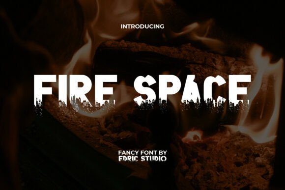 Fire Space: A Creative Font for Editorial Design