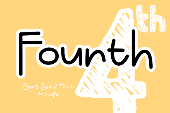 Fourth: A Quirky and Friendly Handwritten Sans Serif Font
