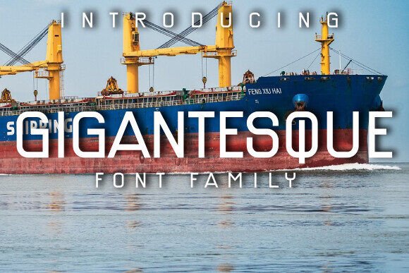 Gigantesque: A Stylish Sans Serif Font for Modern Design