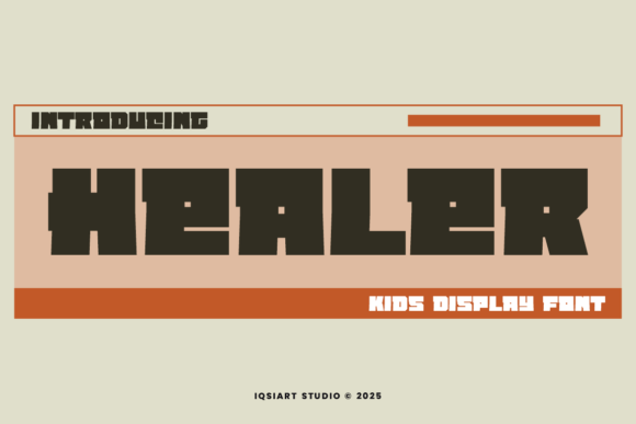 Healer: A Bold and Playful Font for Engaging Branding