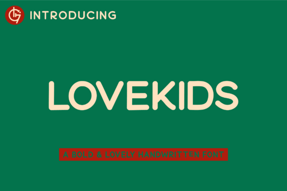 Lovekids: A Handwritten Font for Bold and Charming Campaigns