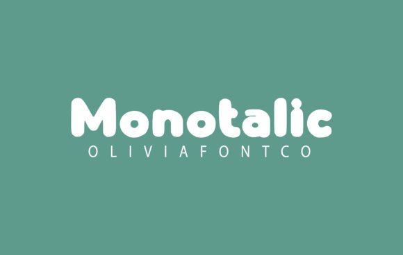 Monotalic: A Romantic Handwritten Font for Makers