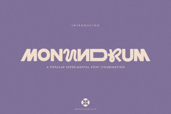 Monundrum: A Bold Sans Serif Font for Modern Editorial Design