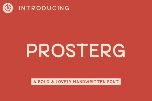 Prosterg: A Handwritten Font for Impactful Campaigns
