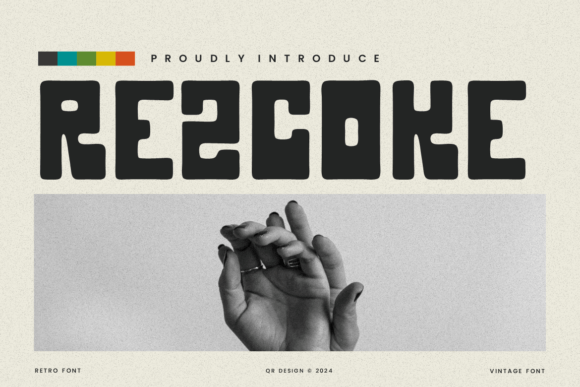 Rezcoke: A Bold and Authentic Retro Vintage Font
