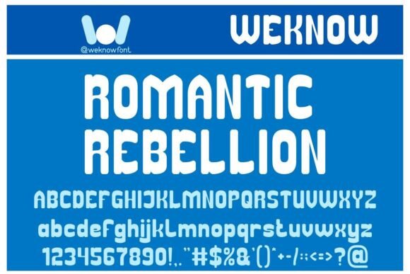 Romantic Rebellion: A Font for Elegant and Playful Publishing