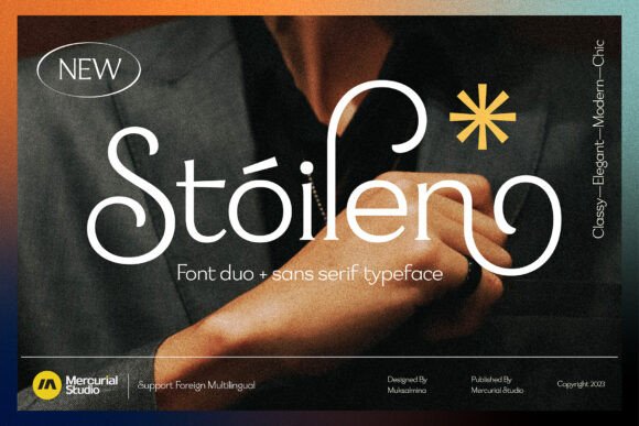Stoilen: A Refined Font Duo for Elegant Handmade Creations
