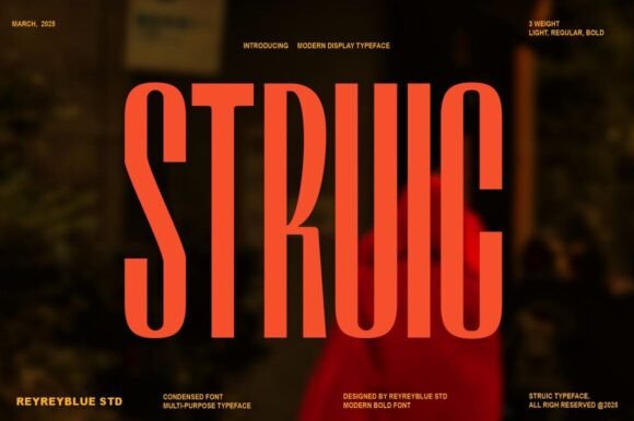 Struic: A Bold Sans Serif Font for Modern Branding
