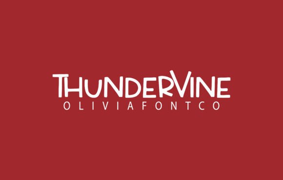 Thundervine: Elevate Your Brand with an Elegant Handwritten Font