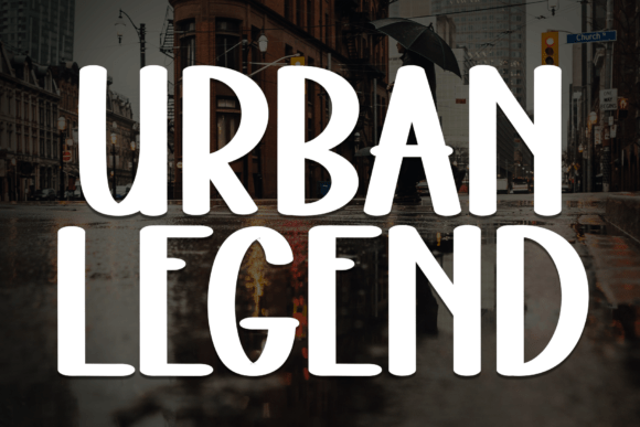 Urban Legend: A Bold and Friendly Sans Serif Font