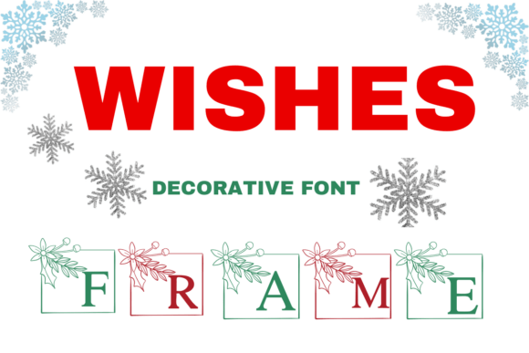 Wishes Frame: A Charming Decorative Font for Creative Branding