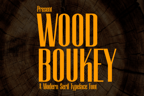 Wood Boukey: A Stylish Serif Typeface for Editorial Design