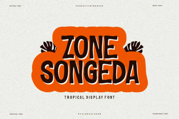 Zone Songeda: A Bold and Playful Font for Creative Makers